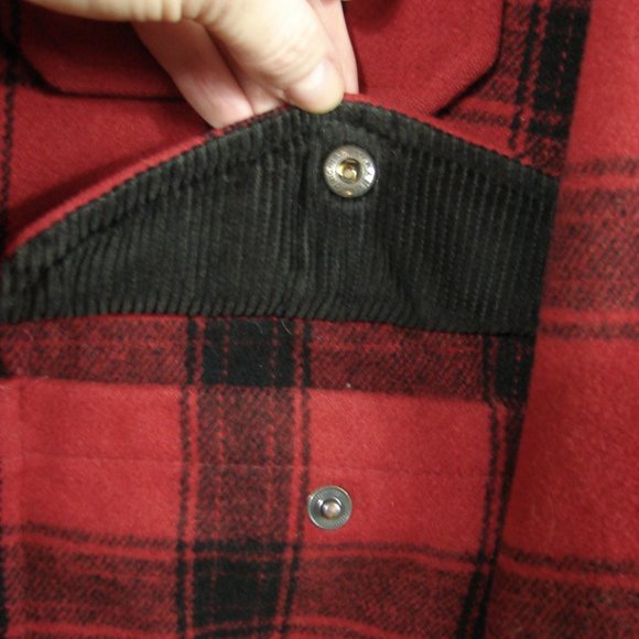 Mens Pendleton Wool Street Cruiser Coat 100 year celebration red plaid Large Jkt - Picture 6 of 16